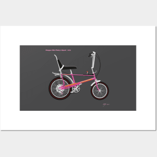 Raleigh Chopper Mk2 Pinky 5 Speed, 1974 Posters and Art